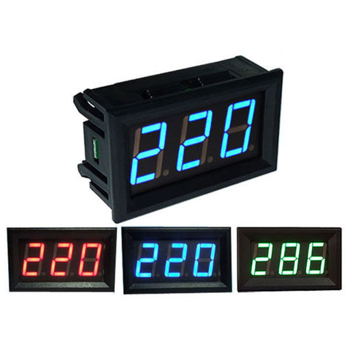Picture of 0.56 Inch AC70-500V Mini Digital Voltmeter Voltage Panel Meter AC Voltage LED Display Meter